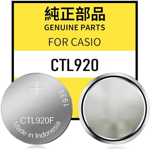 Batterie CTL920/CTL920F Pour Montre Solaire - 2,3V, 5,5mAh, Remplacement Pile