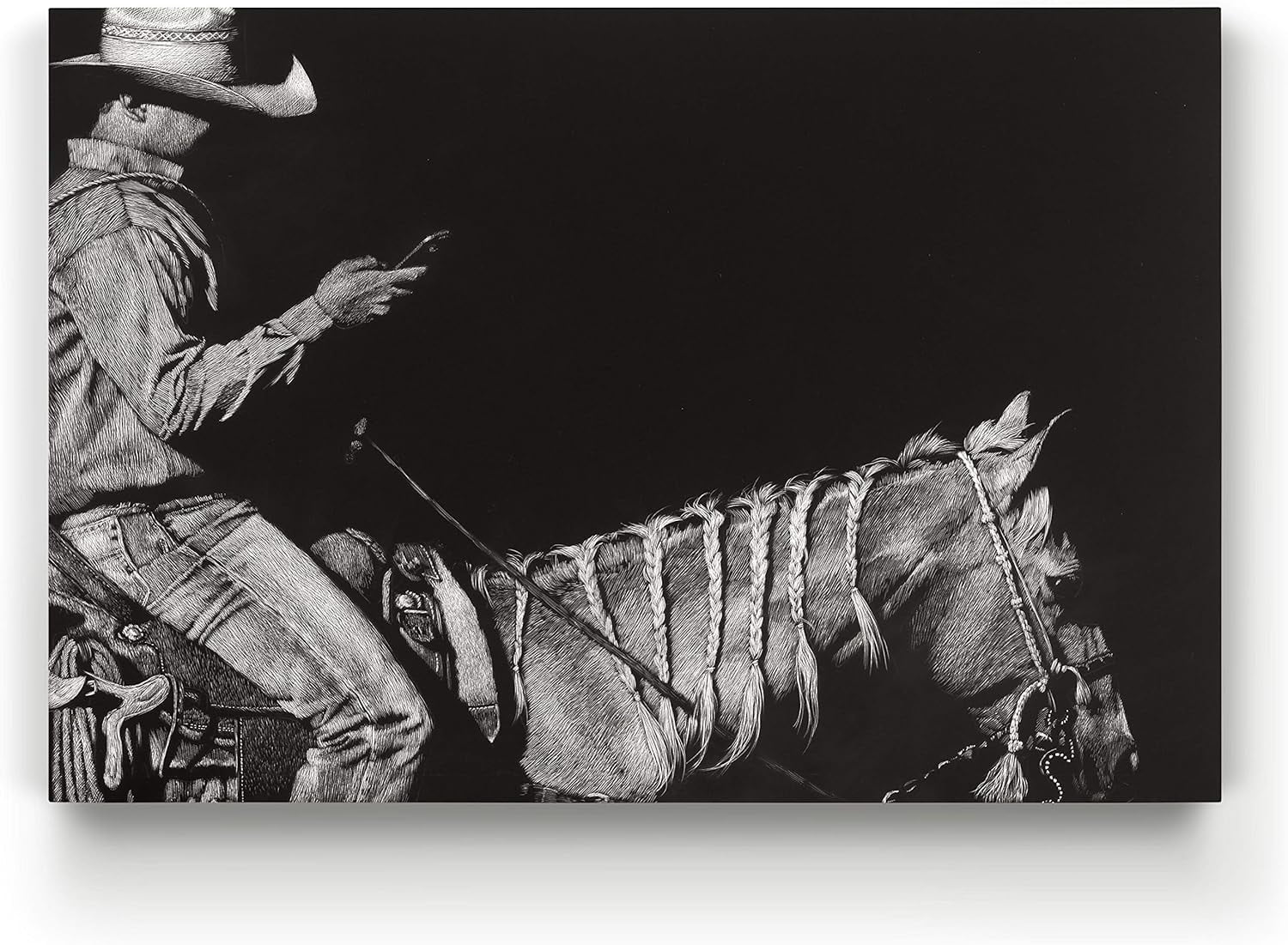 CTLLCanvas Animal Wall Art Home Paintings & Prints Vintage Occupied