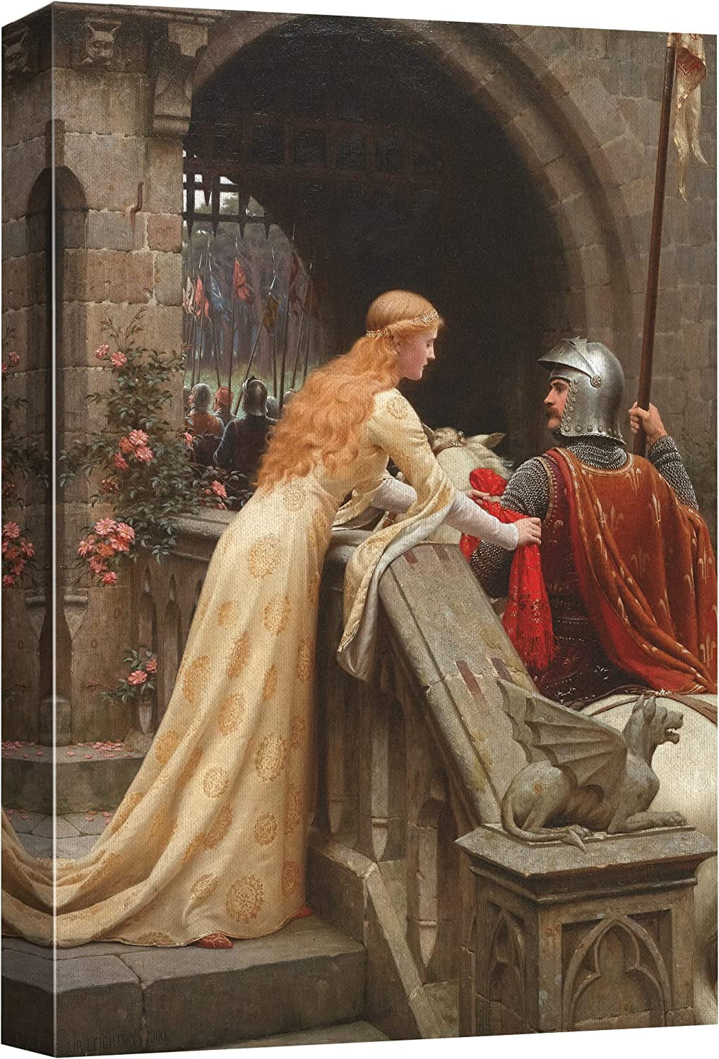 CTLLCanvas Print Wall Art God Speed by Edmund Leighton Nature