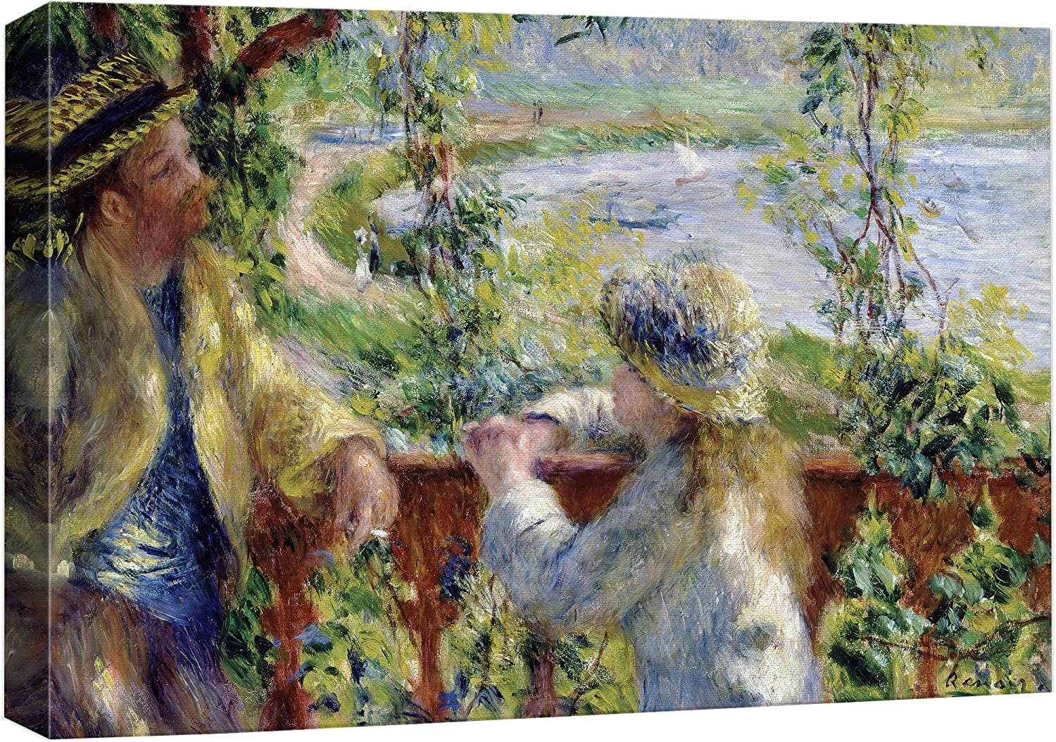 CTLLCanvas Print Wall Art Near The Lake by PierreAuguste Renoir