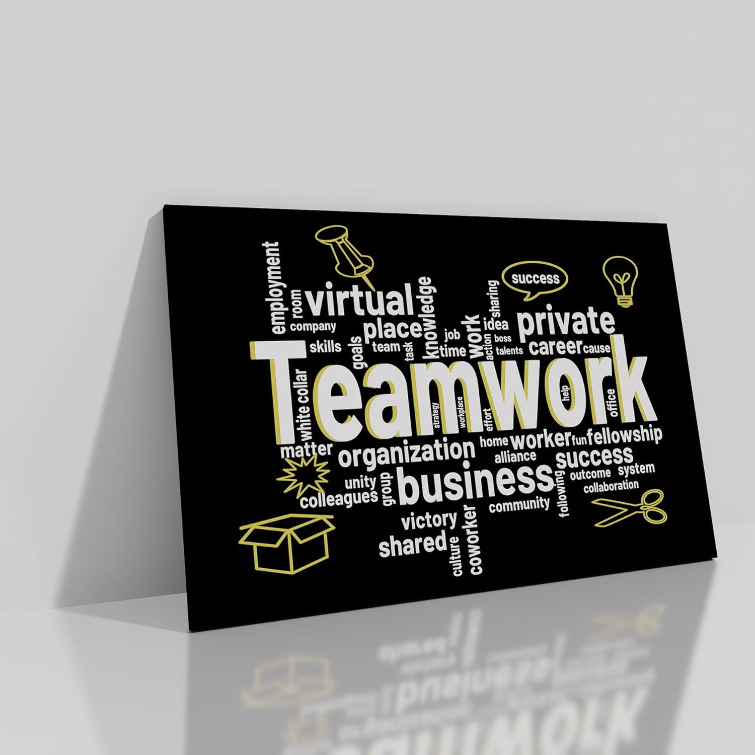 CTLL Inspirational Canvas Wall Art Teamwork Motivational Entrepreneur CTLL Inspirational Canvas Wall Art Teamwork Motivational Entrepreneur