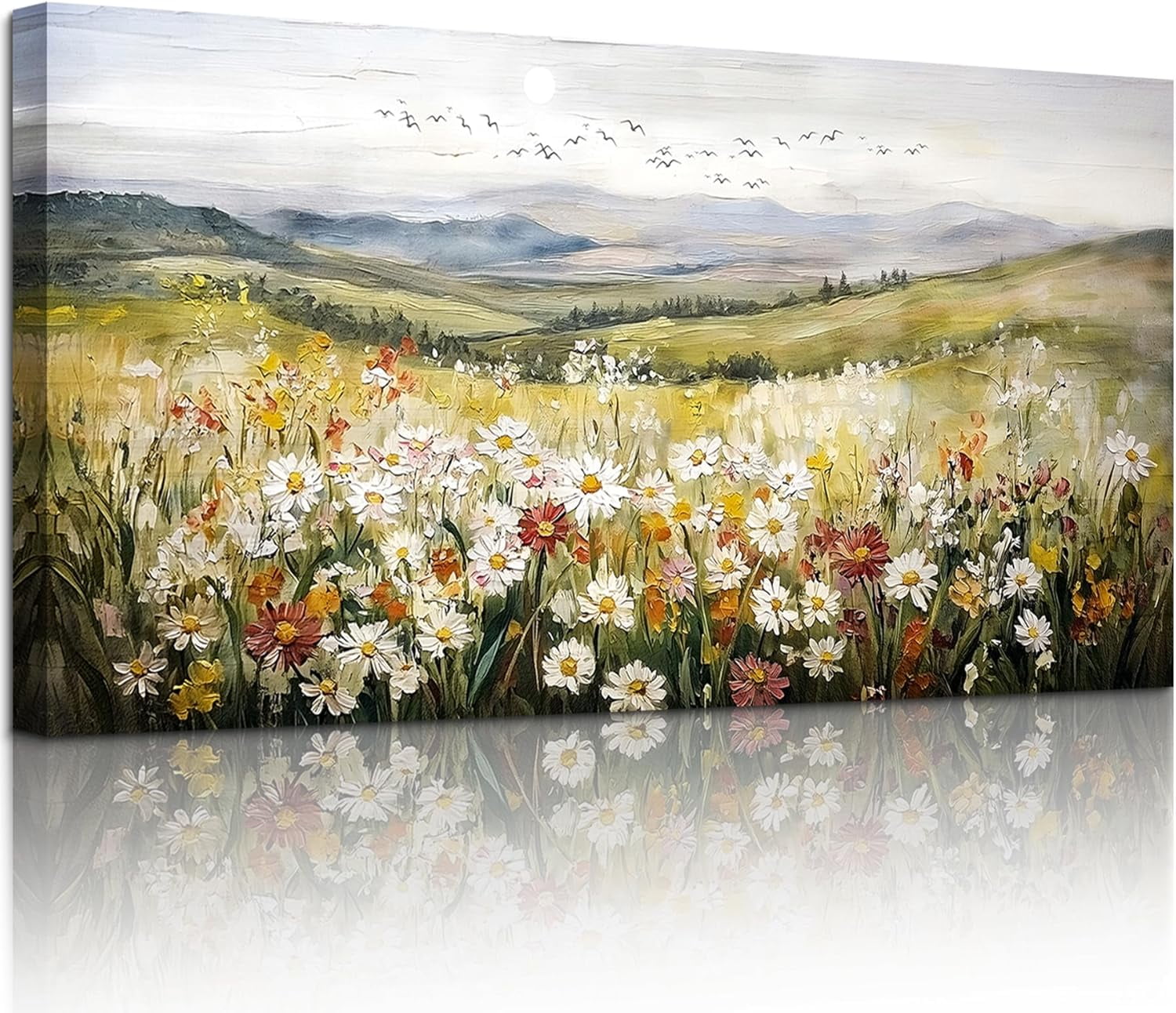 CTLLNature Landscape Wall Art, Mountain Daisy Extra Artwork