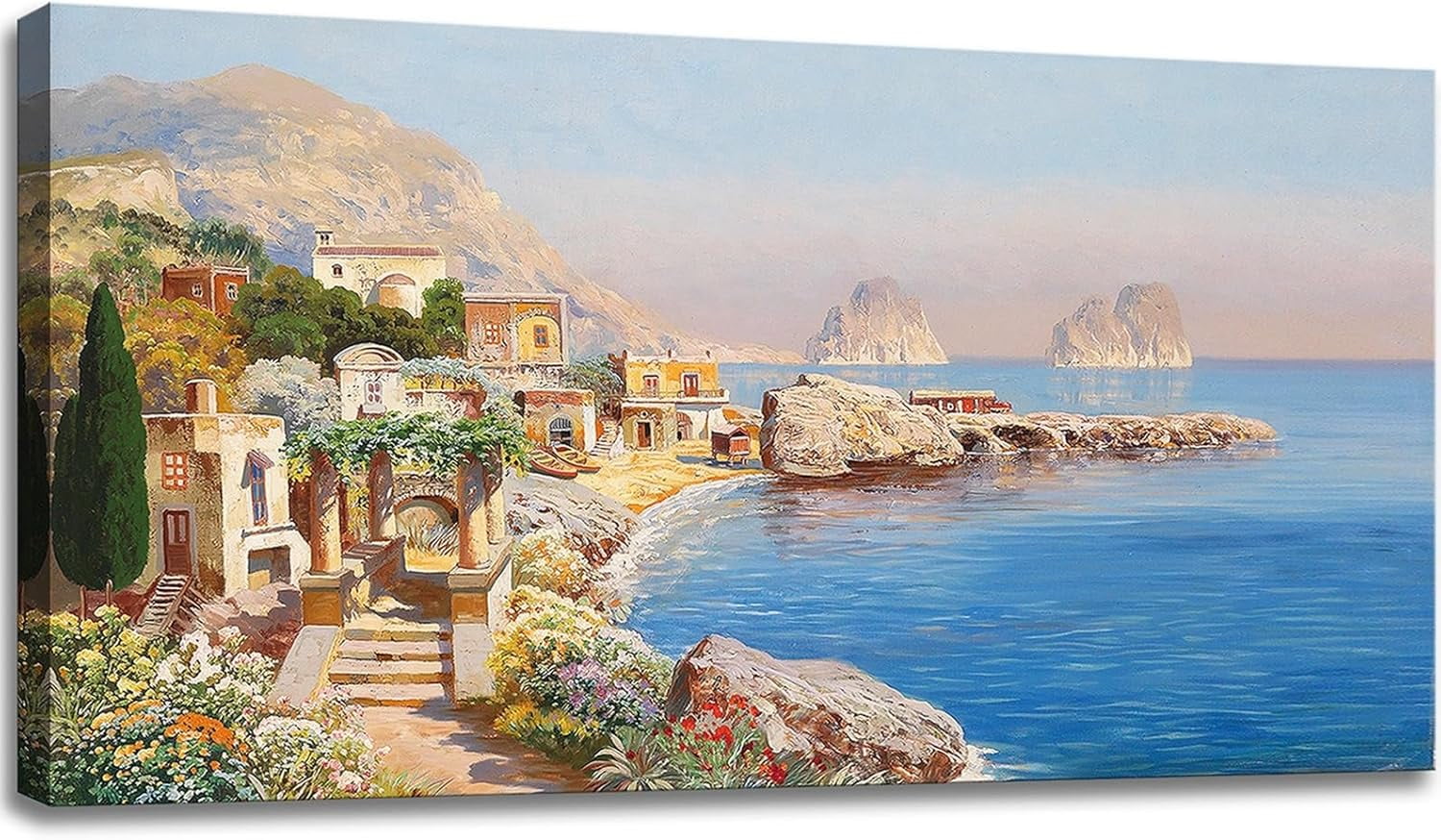 CTLLVintage Mediterranean Landscape by Gottfried Arnegger Canvas Wall