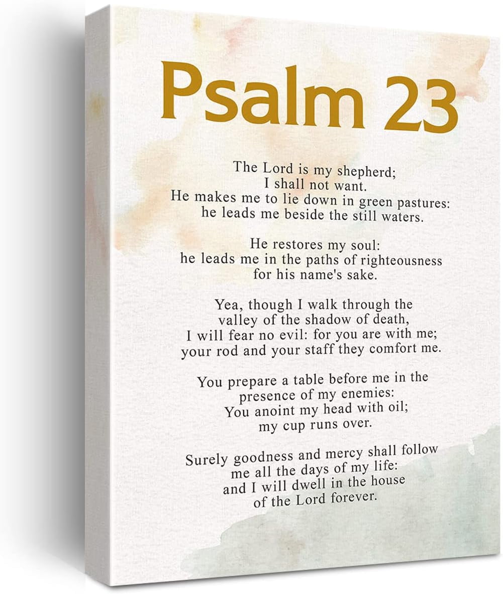 CTLL-spirational Bible Verse Print Psalm 23 the Lord is My Shepherd ...