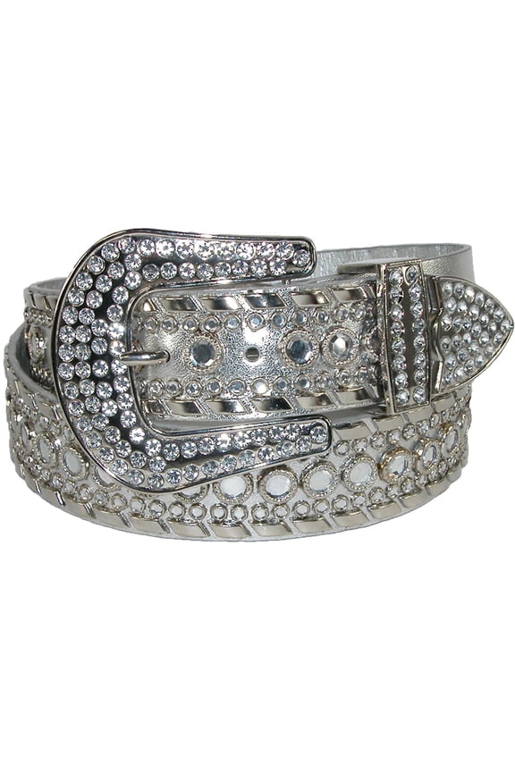 1 1/2 Inch Western Rhinestone Belt ( Available) (Women's Plus)