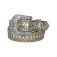 thumbnail image 1 of CTM  1 1/2 Inch Western Rhinestone Belt ( Available) (Women's Plus), 1 of 2