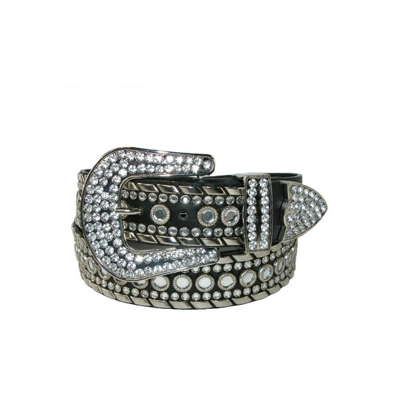 CTM  1 1/2 Inch Western Rhinestone Belt ( Available) (Women's Plus)