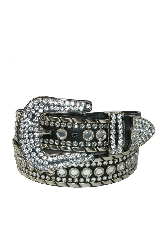 1 1/2 Inch Western Rhinestone Belt ( Available) (Women's Plus)