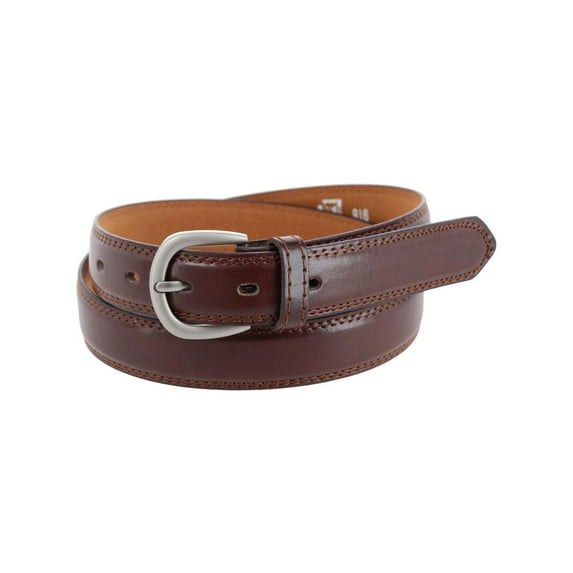 CTM 1 1/8 Inch Wide Basic Dress Belt (Men)