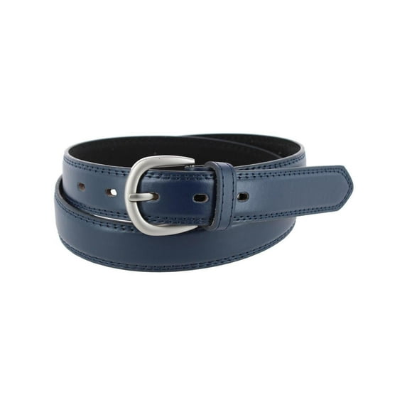 CTM 1 1/8 Inch Wide Basic Dress Belt (Men)