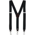 thumbnail image 1 of CTM  1.375 Inch Wide Suspender with Drop Tab Swivel Hook Ends (Men), 1 of 3