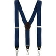 thumbnail image 1 of CTM  1.375 Inch Wide Suspender with Drop Tab Swivel Hook Ends (Men), 1 of 3