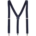 thumbnail image 1 of CTM 1-Inch Wide Elastic Clip End Suspenders (Men), 1 of 3