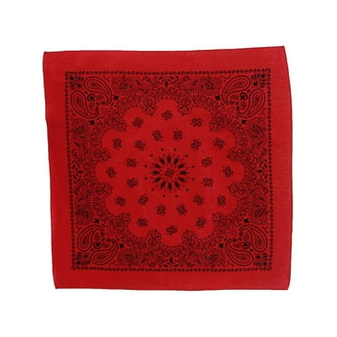 CTM 27 Inch Austin Paisley Print Bandana