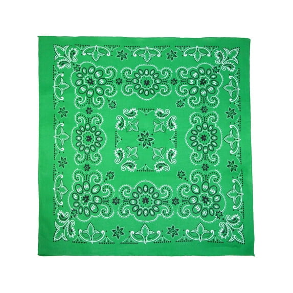 CTM 27 Inch Extra Large Cotton Paisley Bandana (Pack of 6)