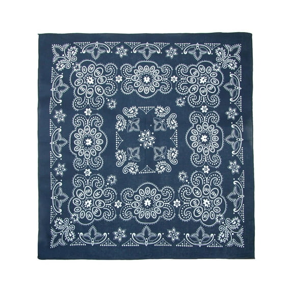 CTM 27 Inch Extra Large Cotton Paisley Bandana (Pack of 6)