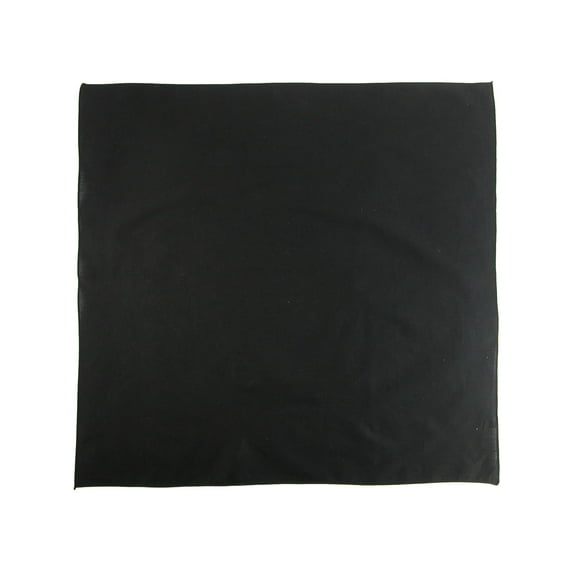 CTM 27 Inch Extra Large Cotton Solid Color Bandana