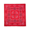 thumbnail image 1 of CTM 27 Inch Extra Large Cotton Texas Paisley Bandana, 1 of 4