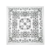 CTM 27 Inch Extra Large Cotton Texas Paisley Bandana