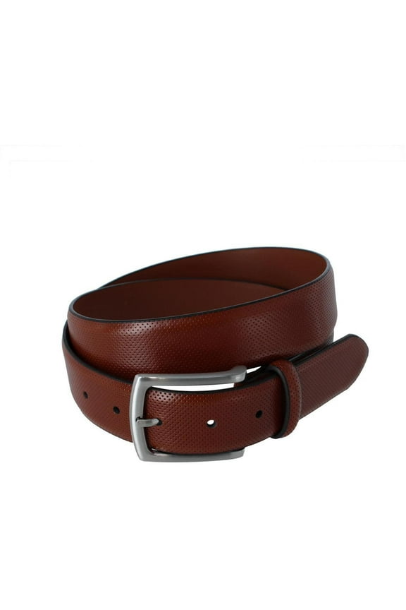 35mm Pindot Dress Belt with Feathered Belt (Men)