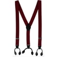 thumbnail image 1 of CTM  35mm Wide Pin Dot Y-Back Button-End Suspenders (Men), 1 of 5