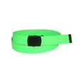 thumbnail image 1 of CTM  Adjustable 1.25 Inch Wide Neon Fabric Web Belt (Women's Plus), 1 of 2