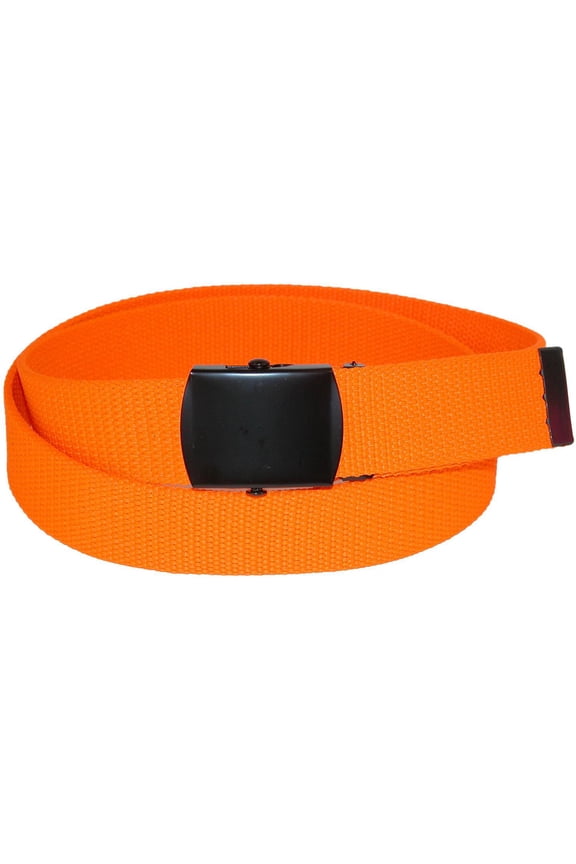 Adjustable 1.25 Inch Wide Neon Fabric Web Belt