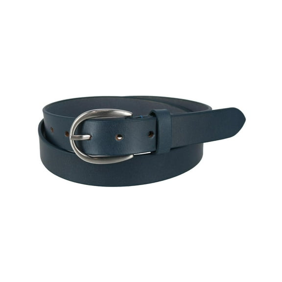 CTM  Adjustable Smooth Leather Dress Belt (Women)