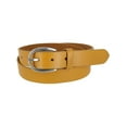 thumbnail image 1 of CTM  Adjustable Smooth Leather Dress Belt (Women), 1 of 4