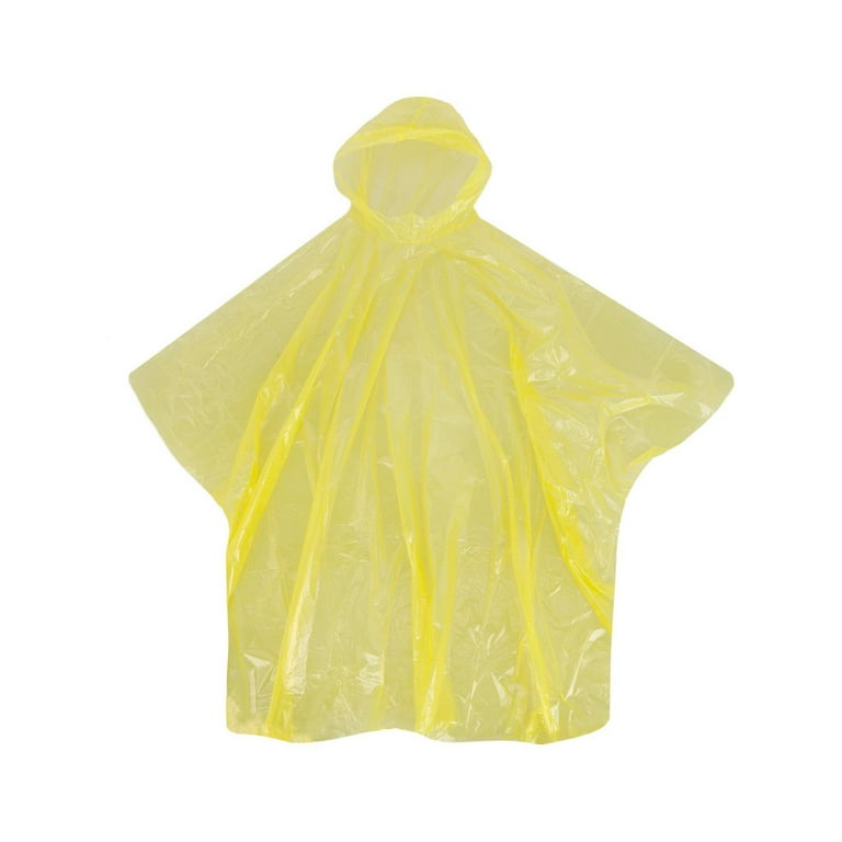 CTM Adult One Size Fits Most Solid Color Rain Poncho