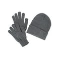 thumbnail image 1 of CTM Adult One Size Winter Beanie Hat and Gloves Set by Wootie, 1 of 4