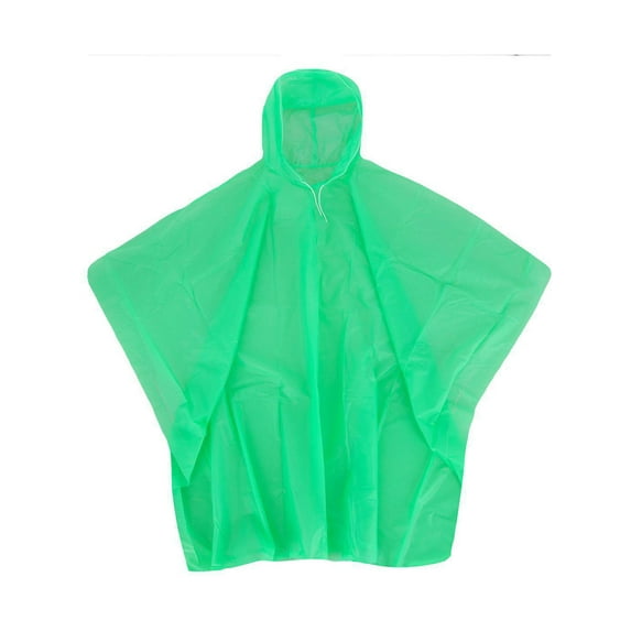 CTM Adult Reusable Waterproof Long Rain Poncho