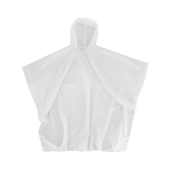 CTM Adult Reusable Waterproof Long Rain Poncho