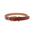 thumbnail image 1 of CTM  Arrow Frame Buckle Dress Belt (Women), 1 of 4