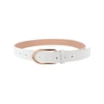 thumbnail image 1 of CTM  Arrow Frame Buckle Dress Belt (Women), 1 of 4