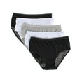thumbnail image 1 of CTM  Assorted Cotton Briefs (5 Pack) (Women), 1 of 5