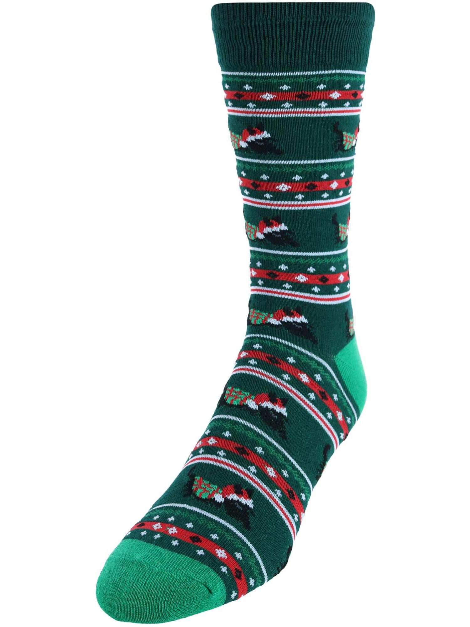 CTM Assorted Novelty Christmas Socks (Men)
