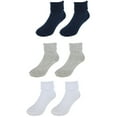 thumbnail image 1 of CTM Baby's Soft Triple Roll Socks by Wootie (3 Pack), 1 of 7