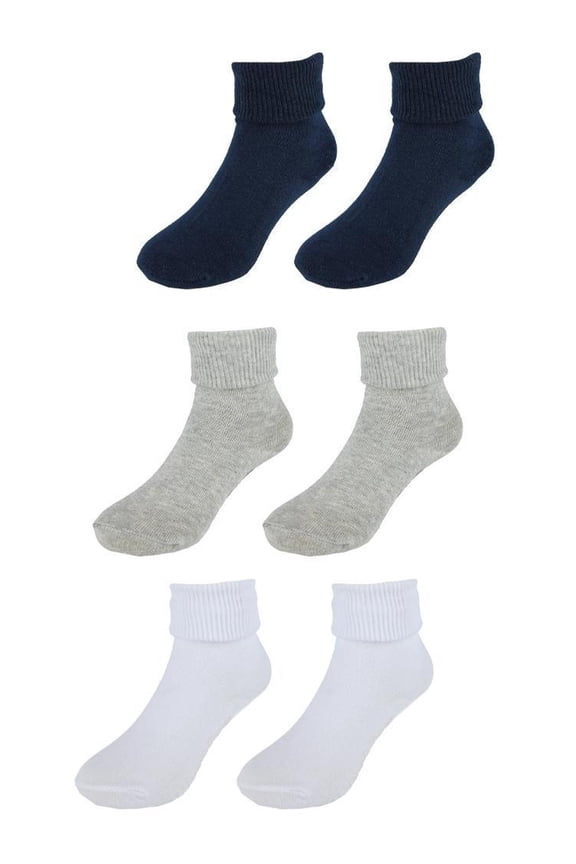 Baby's Soft Triple Roll Socks by Wootie (3 Pack)