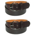 thumbnail image 1 of CTM  1 3/8 Inch Wide Basic Bridle Belt Twin Pack (Women), 1 of 4