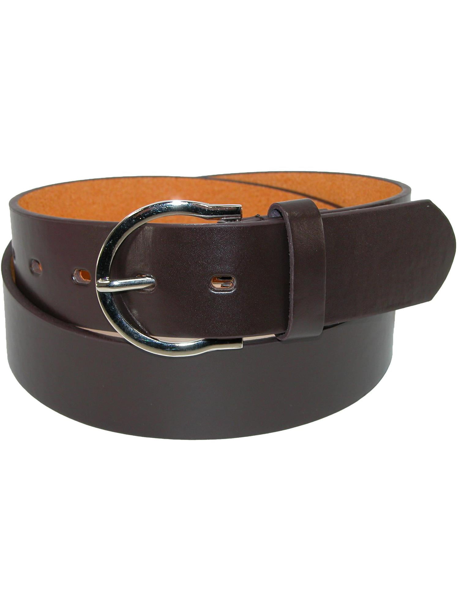 5433 Womens 1 3/8 Inch Wide Basic Bridle Belt, Large Womens 1 3/8 Inch Wide Basic Bridle Belt, Small, Brown  main image 4