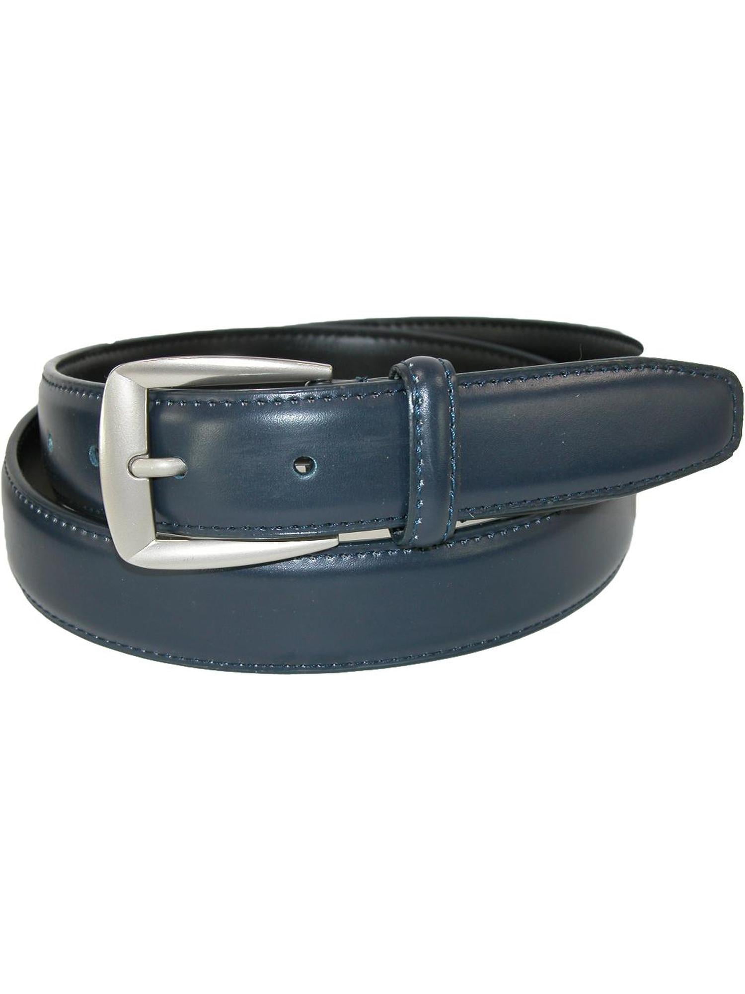 CTM Basic Leather Dress Belt (Men) - Walmart.com