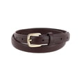 thumbnail image 1 of CTM  Basic Skinny Leather Dress Belt (Women), 1 of 4