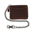 thumbnail image 1 of CTM  Bifold Zip Around Chain Wallet with Interior Zip (Men), 1 of 6