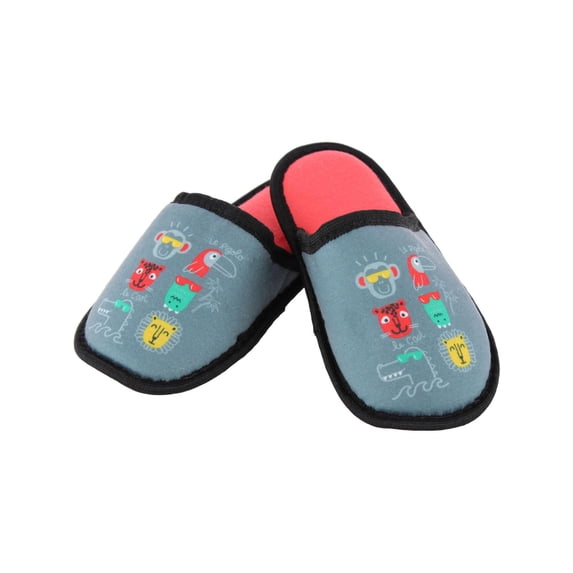 CTM Boy's Animal Assorted Slippers