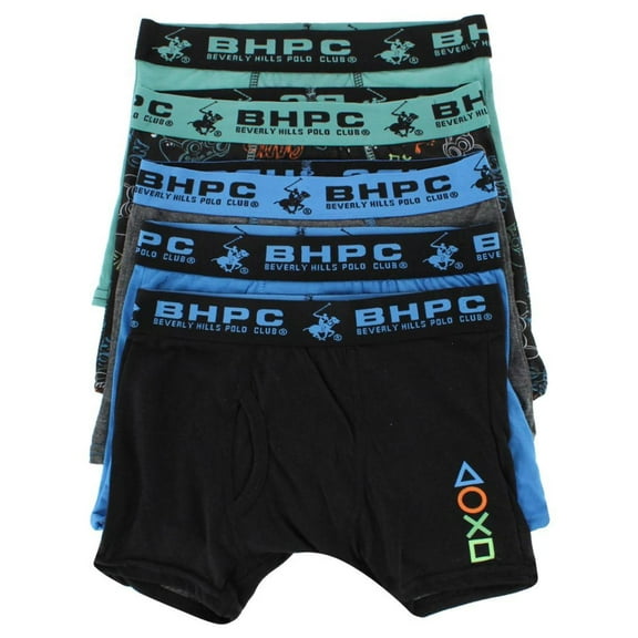CTM Boy's Assorted Gaming Boxer Briefs (4 Pack)