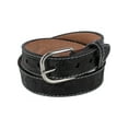 thumbnail image 1 of CTM Boy's Leather Rodeo Tooled Western Belt, 1 of 5