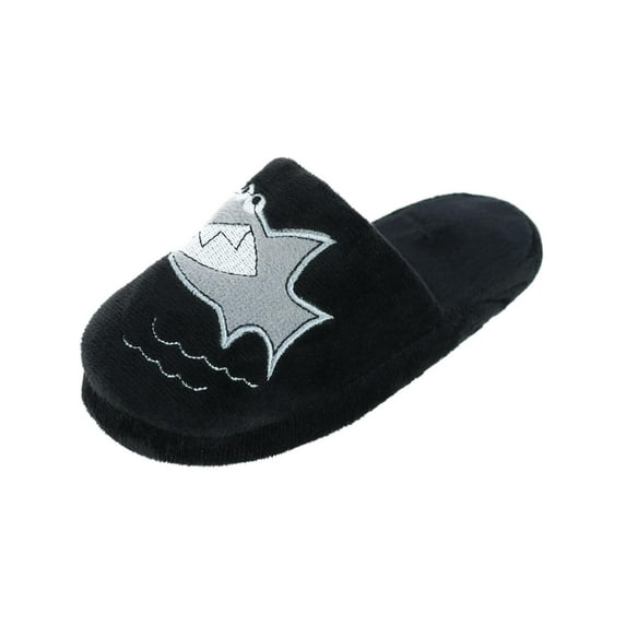 CTM Boy's Slide House Slippers with Shark Detail
