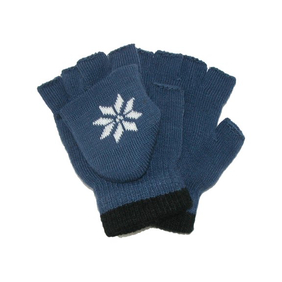 CTM Kids' Stretch Convertible Fingerless Winter Gloves