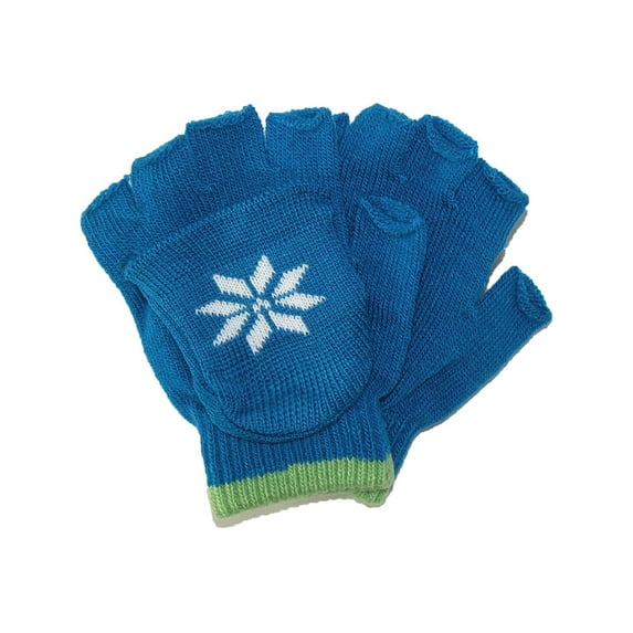 CTM Kids' Stretch Convertible Fingerless Winter Gloves